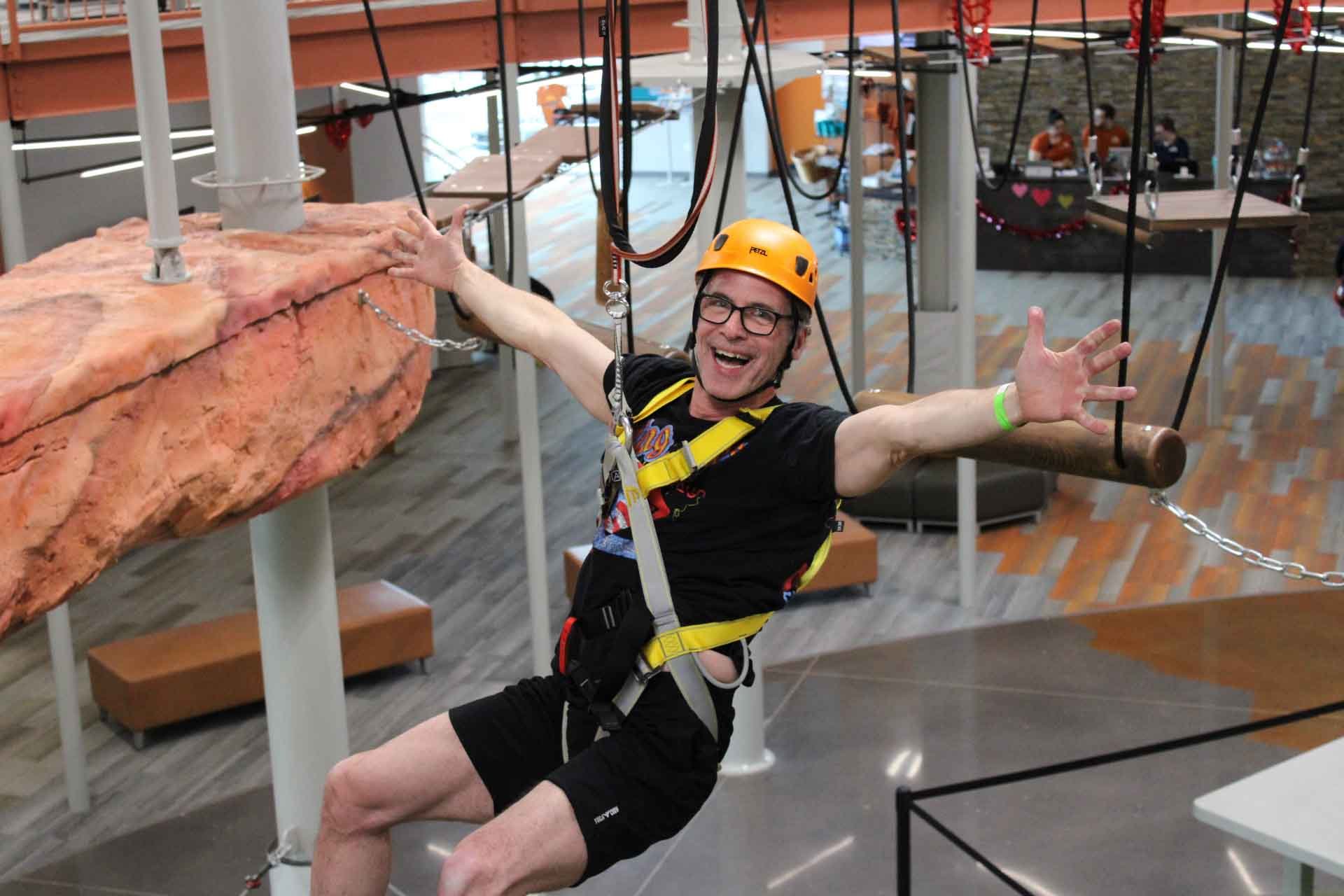 company-events-fun-hang-out-ropes-course-adventure